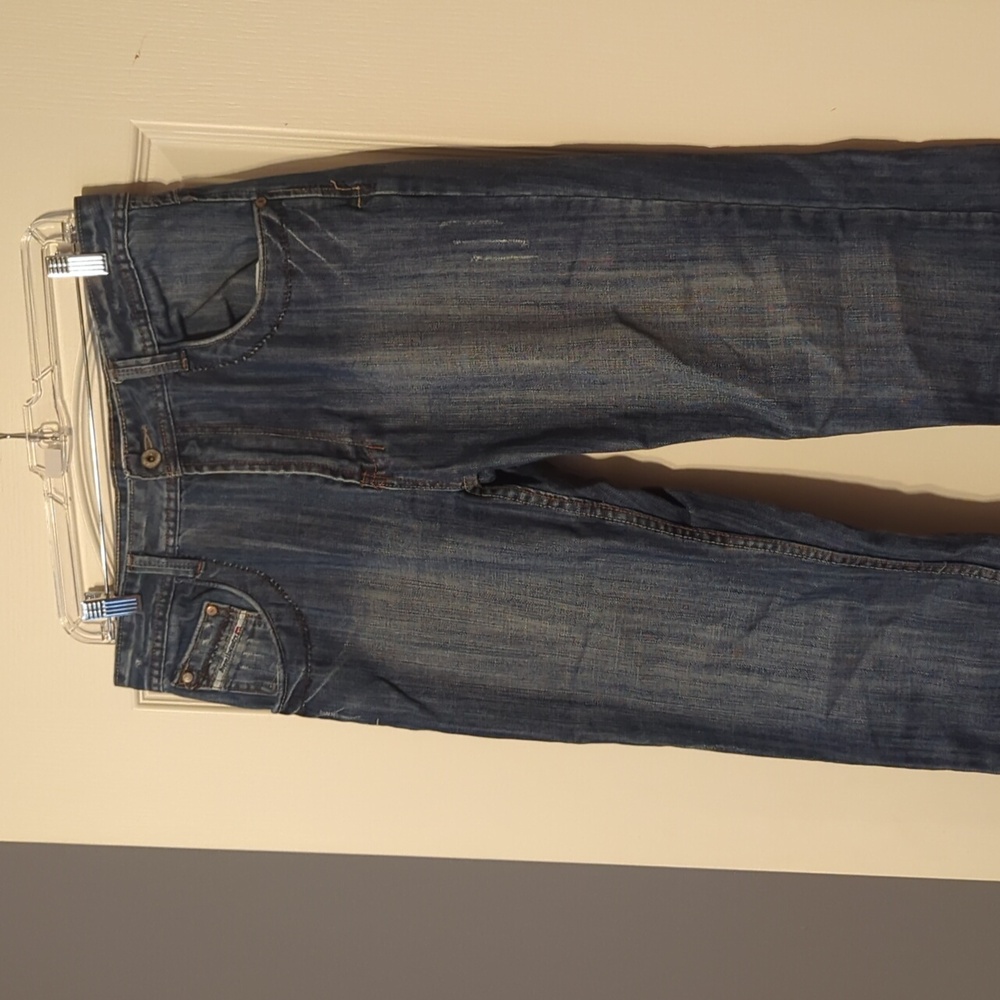 Diesel Relaxed Fit Blue Jeans